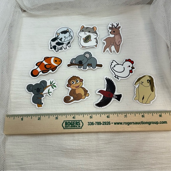 Animal Stickers - Colorful & Waterproof  - 100pc Set - NWT - Picture 4 of 14